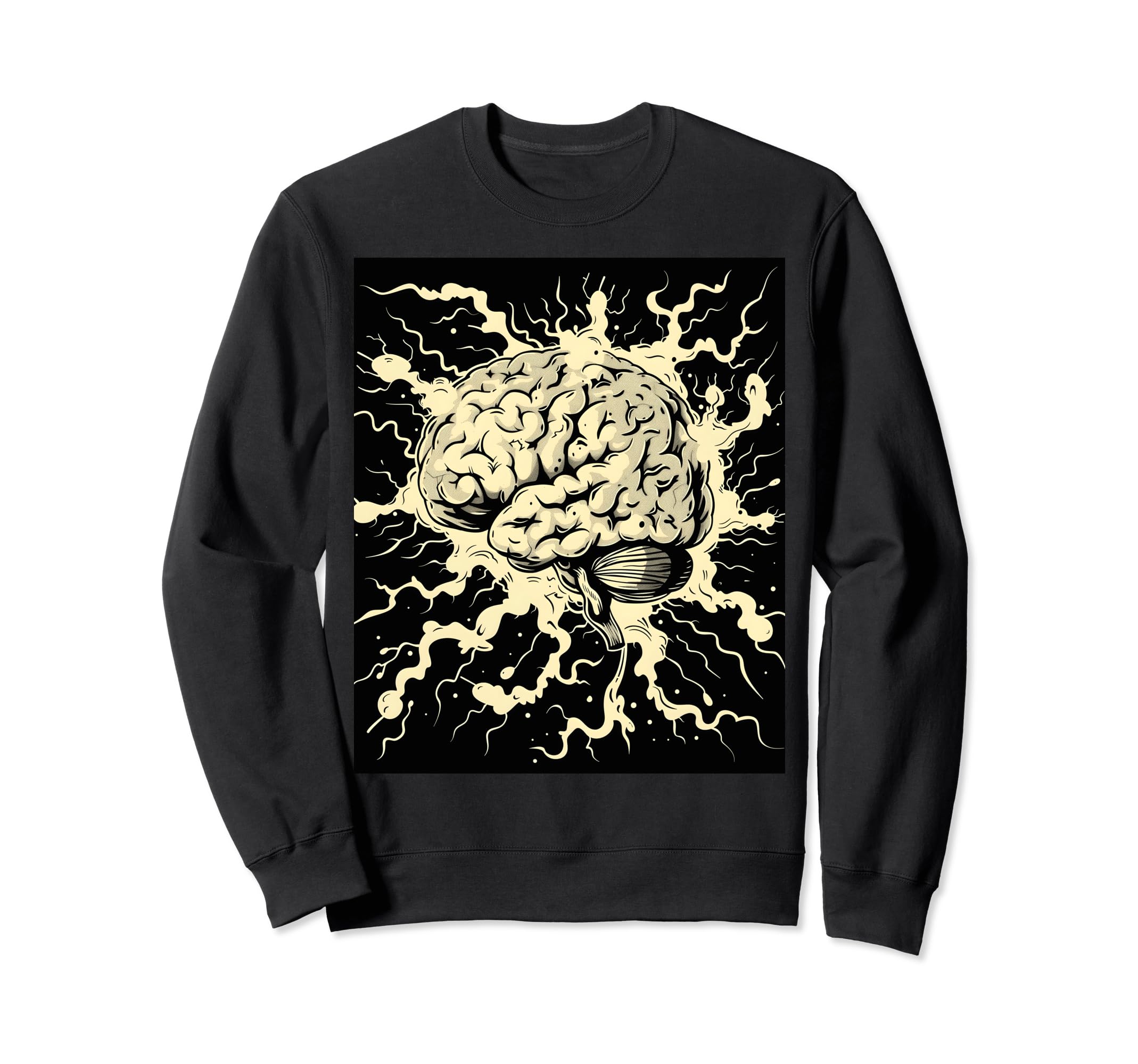 Gehirn Blitze Neurodivers Sweatshirt - Fun Novelty Design Men Women - T-Shirt, Sweatshirt, Hoodie