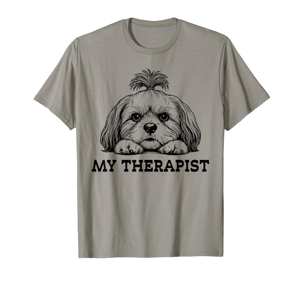 Funny Dog Owner Therapy Dog Lover T-Shirt - Casual Everyday Wear Men Women - T-Shirt, Sweatshirt, Hoodie