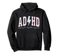 Adhd Funny Mental Health Overstimulated Hoodie - Graphic Print for Adults - T-Shirt, Sweatshirt, Hoodie