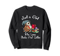 Just Who Loves Books And Coffee Sweatshirt - Aesthetic Graphic Men Women - T-Shirt, Sweatshirt, Hoodie