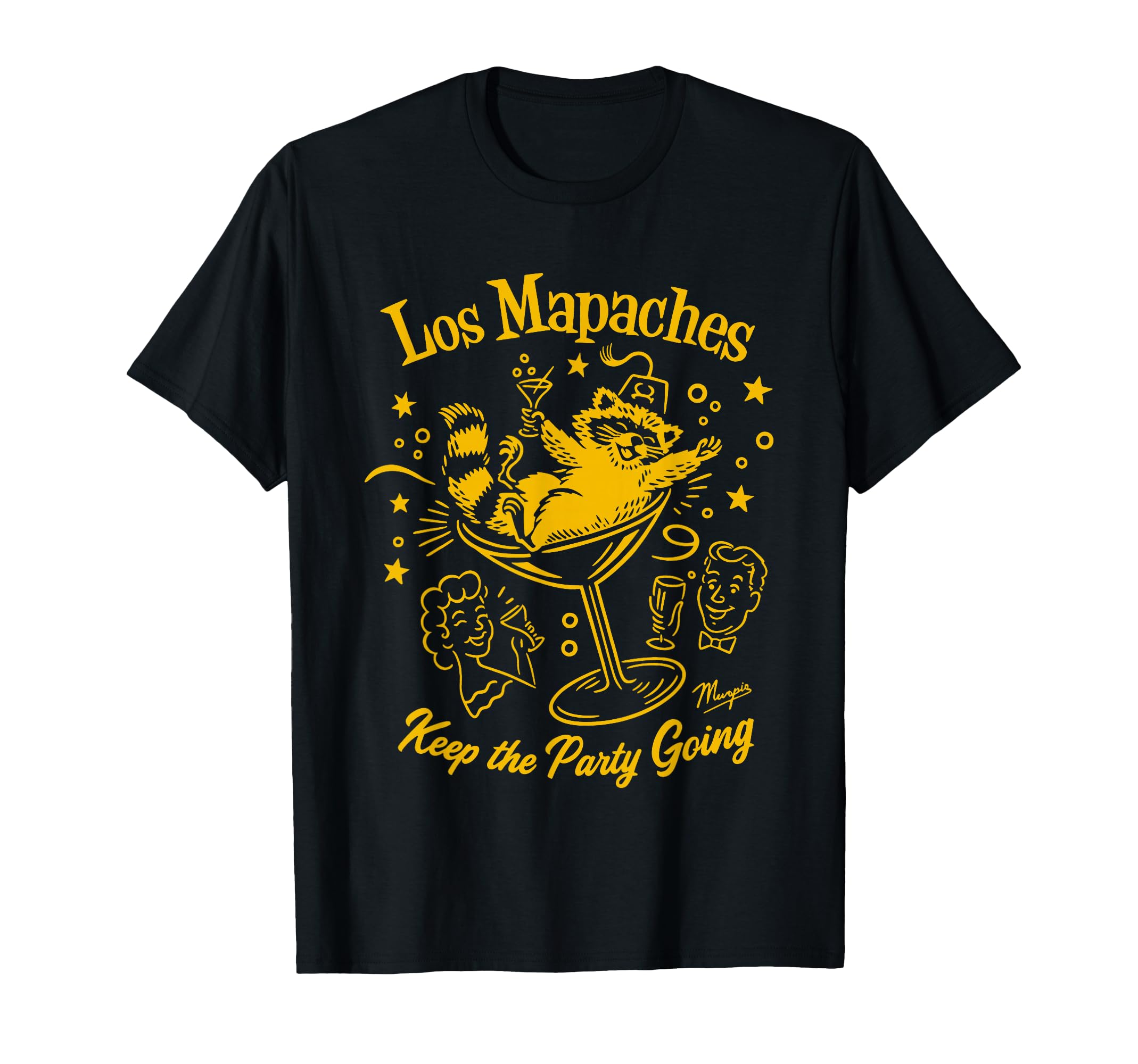 Raccoon Los Mapaches Marques Keep T-Shirt - Streetwear Style for Adults - T-Shirt, Sweatshirt, Hoodie
