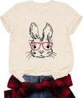2026 Happy Easter Shirts for Women Funny Bunny Carrots Graphic Shirt Easter Tee Tops Unisex T-shirt, Sweatshirt, Hoodie, Long Sleeve Tee - T-Shirt, Sweatshirt, Hoodie