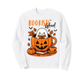Halloween Bookish Ghoul Book Lover Sweatshirt - Minimalist Print for Adults - T-Shirt, Sweatshirt, Hoodie