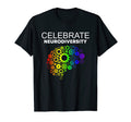 Celebrate Neurodiversity Autism Adhd T-Shirt - Custom Art Print Unisex - T-Shirt, Sweatshirt, Hoodie