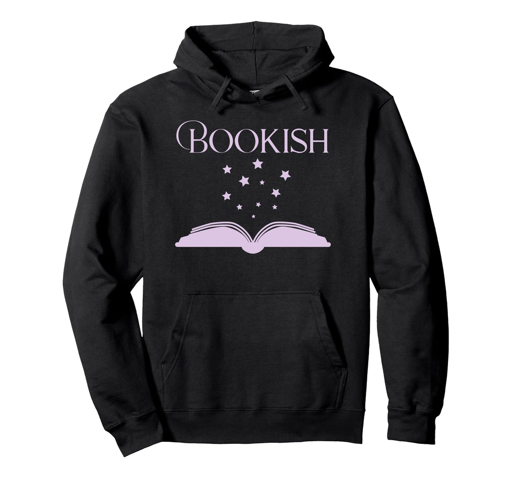 Bookish Book Lover Lavender Hoodie - Aesthetic Graphic for Adults - T-Shirt, Sweatshirt, Hoodie