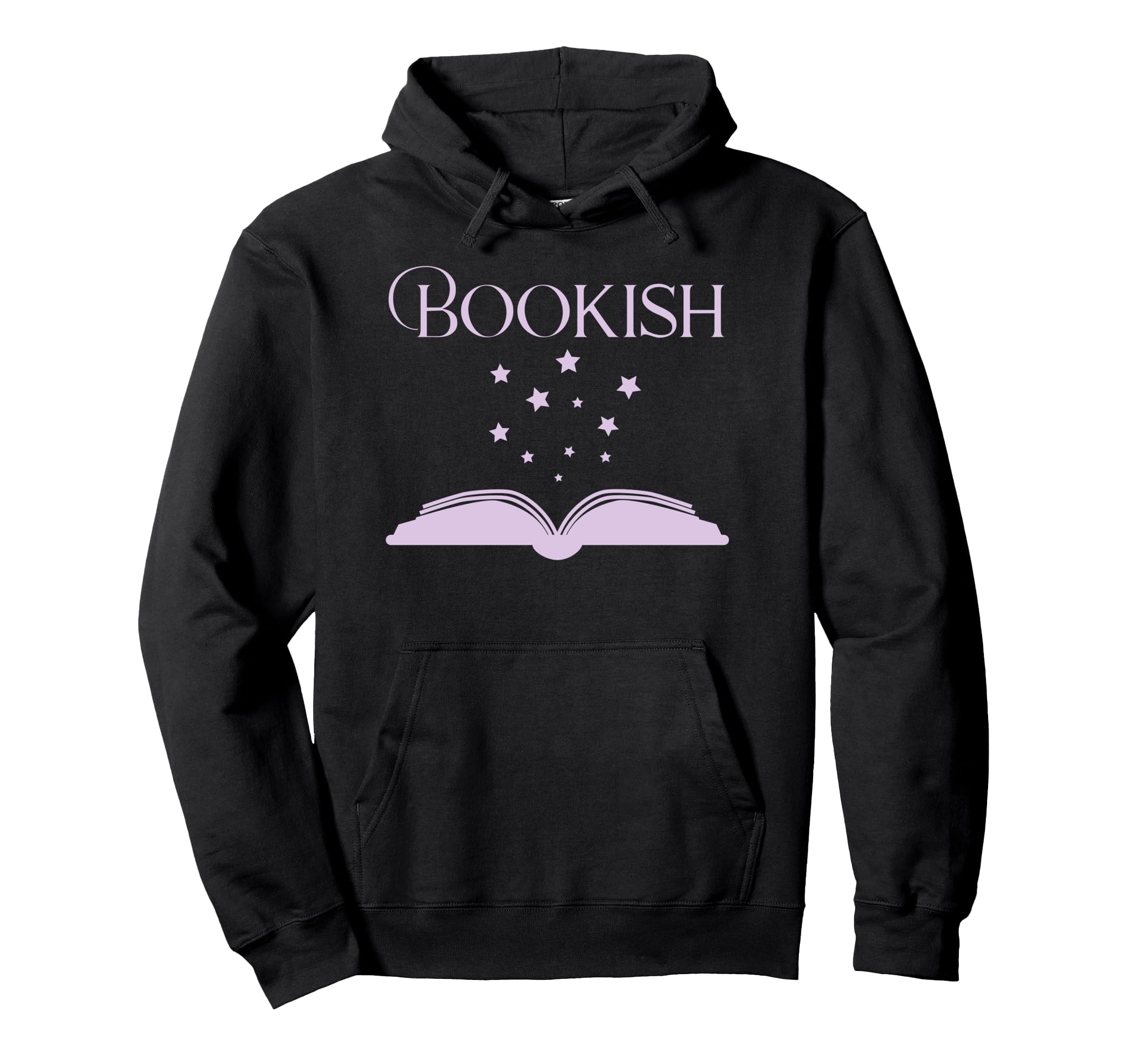 Bookish Book Lover Lavender Hoodie - Aesthetic Graphic for Adults - T-Shirt, Sweatshirt, Hoodie