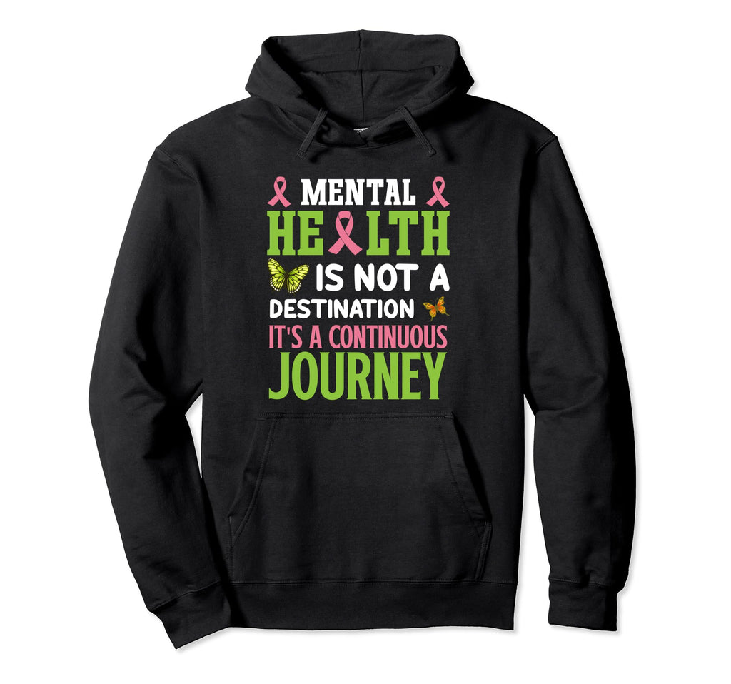 Mental Health Matters End Stigma Psychology Hoodie - Graphic Print Unisex - T-Shirt, Sweatshirt, Hoodie
