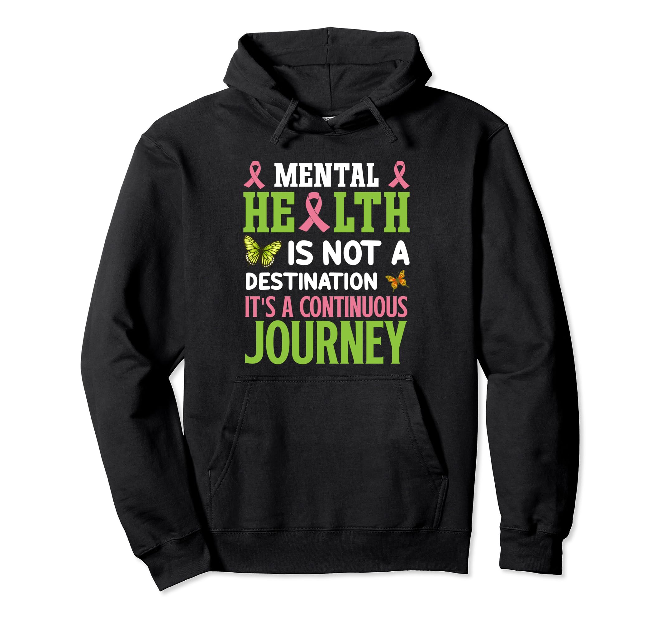 Mental Health Matters End Stigma Psychology Hoodie - Graphic Print Unisex - T-Shirt, Sweatshirt, Hoodie