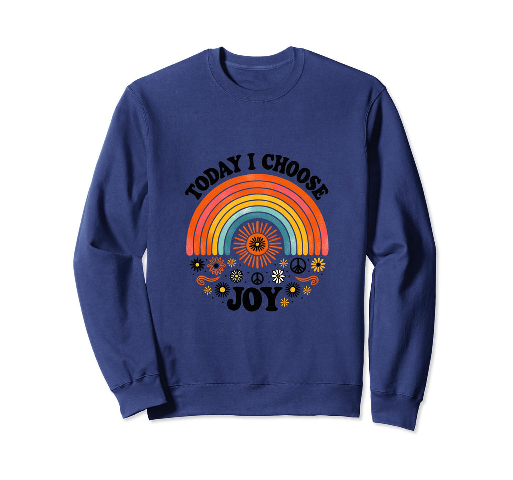 Today Choose Joy Boho Sun Bohemian Sweatshirt - Casual Everyday Wear Unisex - T-Shirt, Sweatshirt, Hoodie