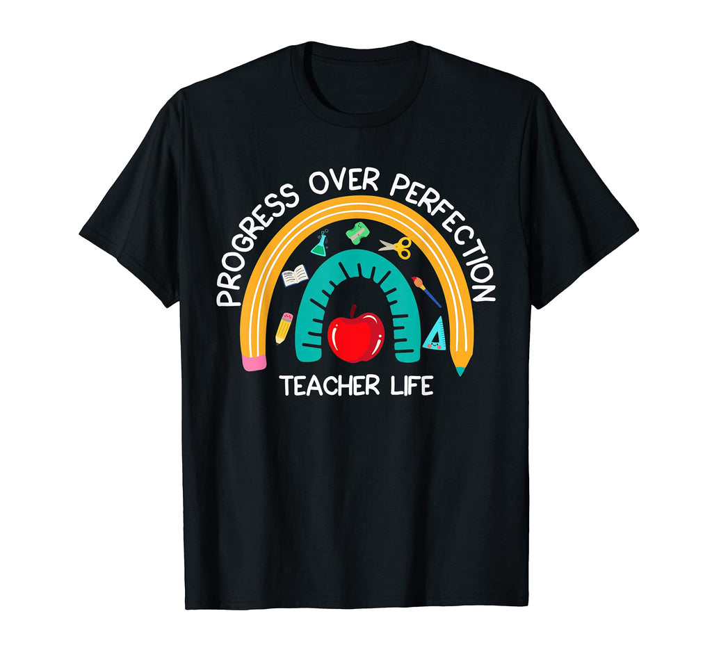 Motivational Progress Over Perfection T-Shirt - Novelty Apparel Men Women - T-Shirt, Sweatshirt, Hoodie