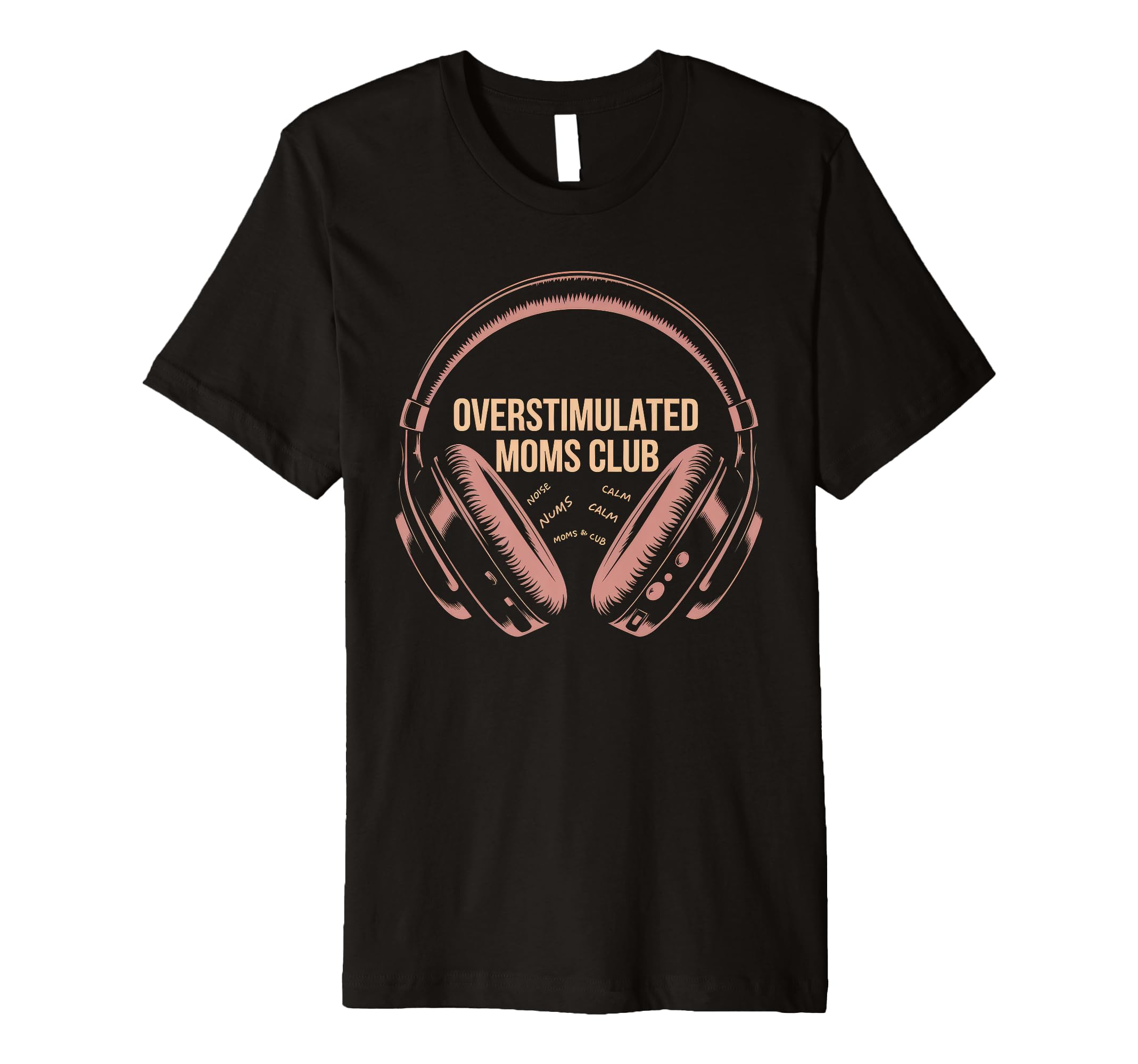 Overstimulated Moms Club Mom T-Shirt - Minimalist Print for Adults - T-Shirt, Sweatshirt, Hoodie