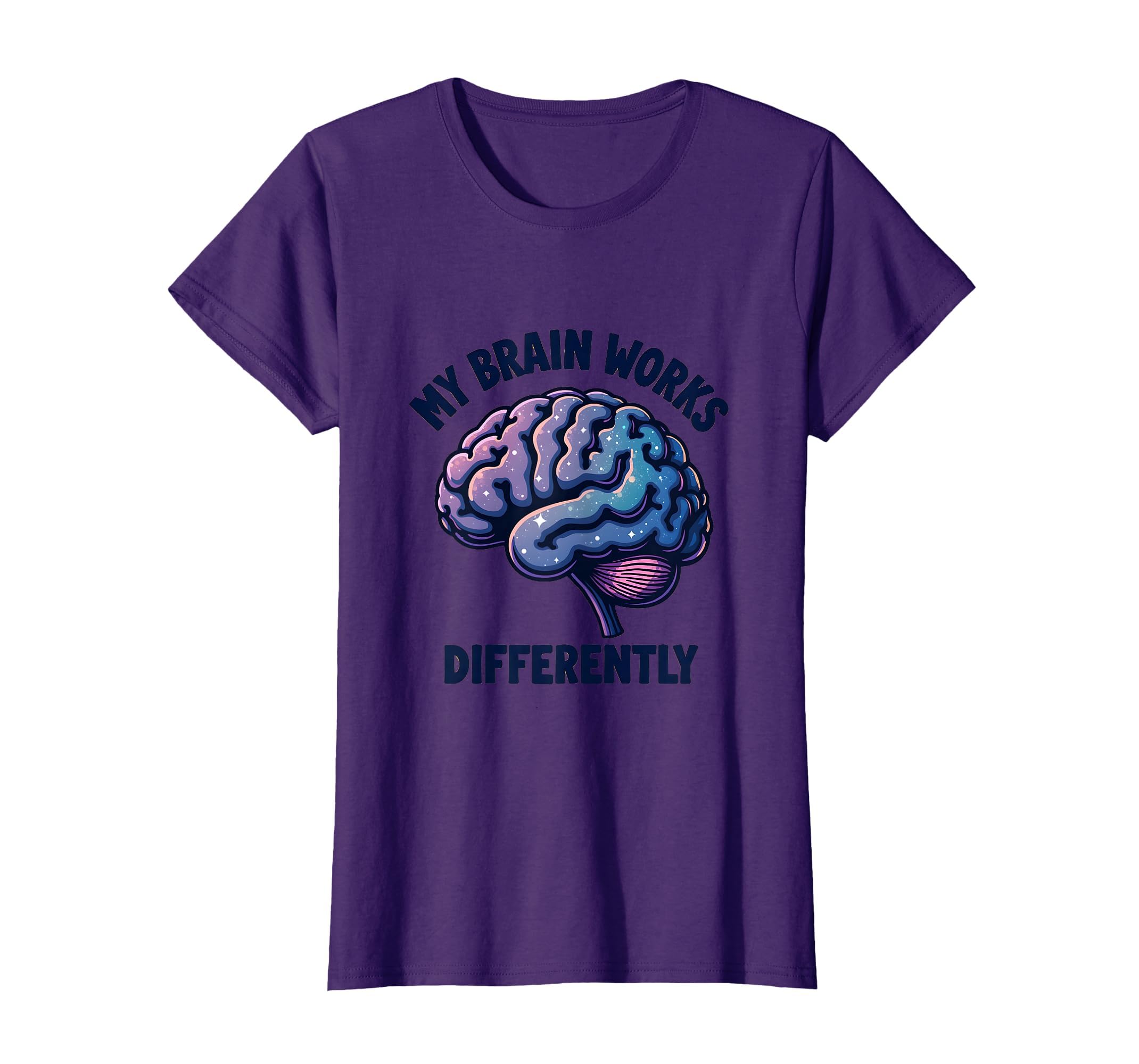My Brain Works Differently T-Shirt - Custom Art Print for Adults - T-Shirt, Sweatshirt, Hoodie