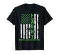 Green American Flag Usa Mental Health T-Shirt - Novelty Apparel Unisex - T-Shirt, Sweatshirt, Hoodie
