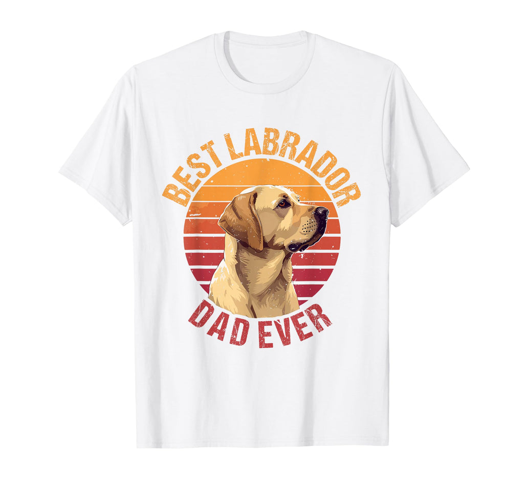 Best Labrador Dad Ever Male Lab Owner T-Shirt - Aesthetic Graphic Unisex - T-Shirt, Sweatshirt, Hoodie