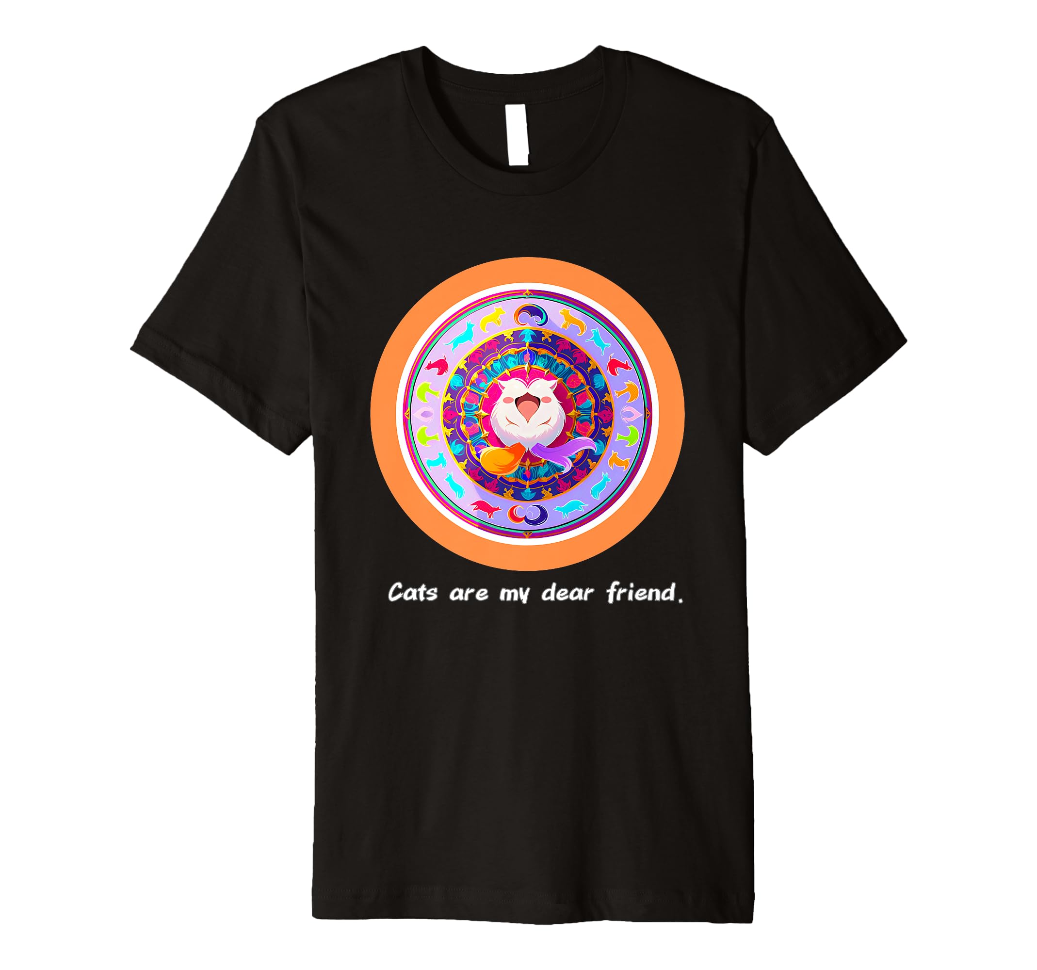 Cats Are My Best Friends Sacred Animals T-Shirt - Unique Graphic Unisex - T-Shirt, Sweatshirt, Hoodie