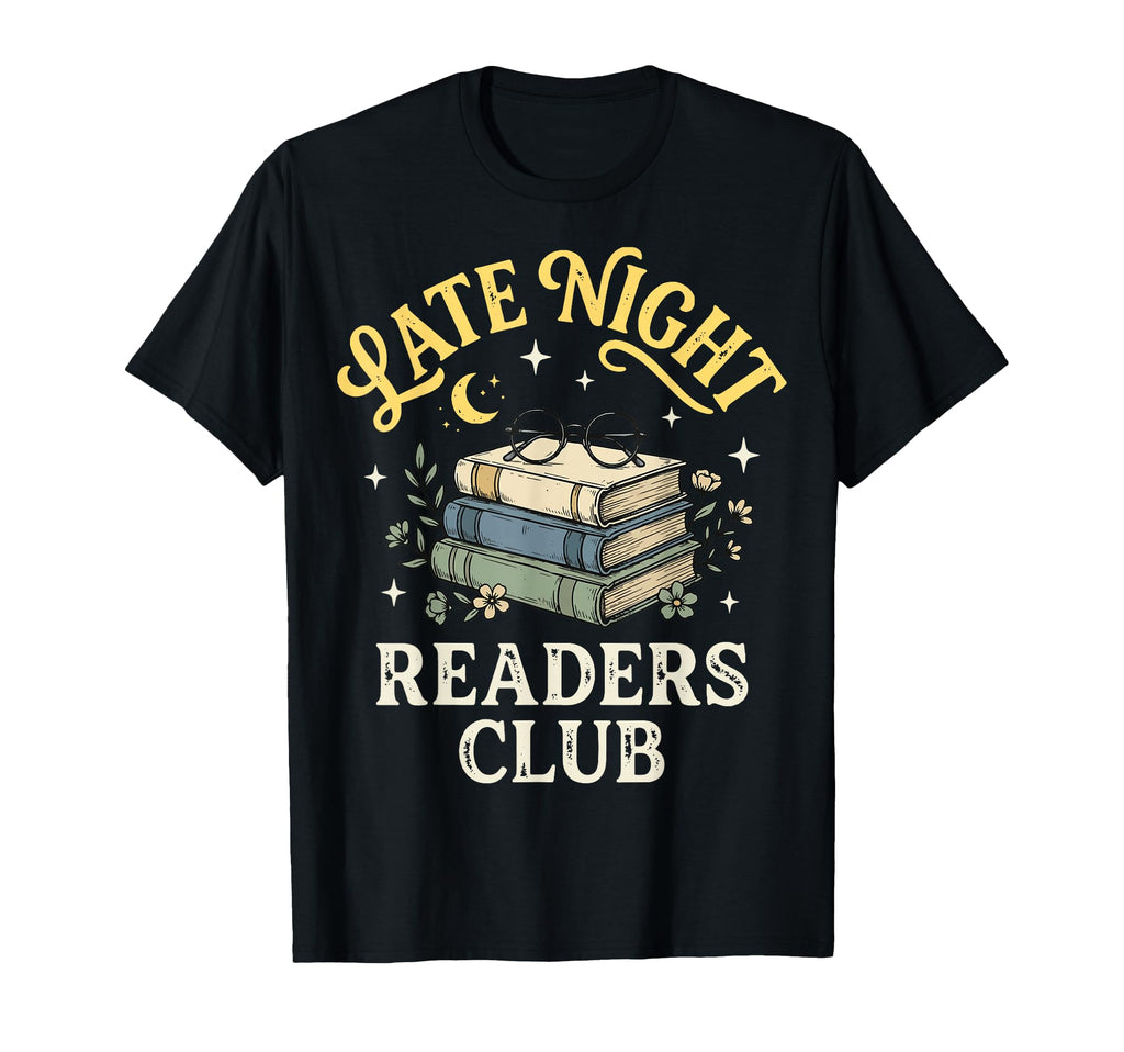 Night Reader Reading Bookworm T-Shirt - Custom Art Print Men Women - T-Shirt, Sweatshirt, Hoodie