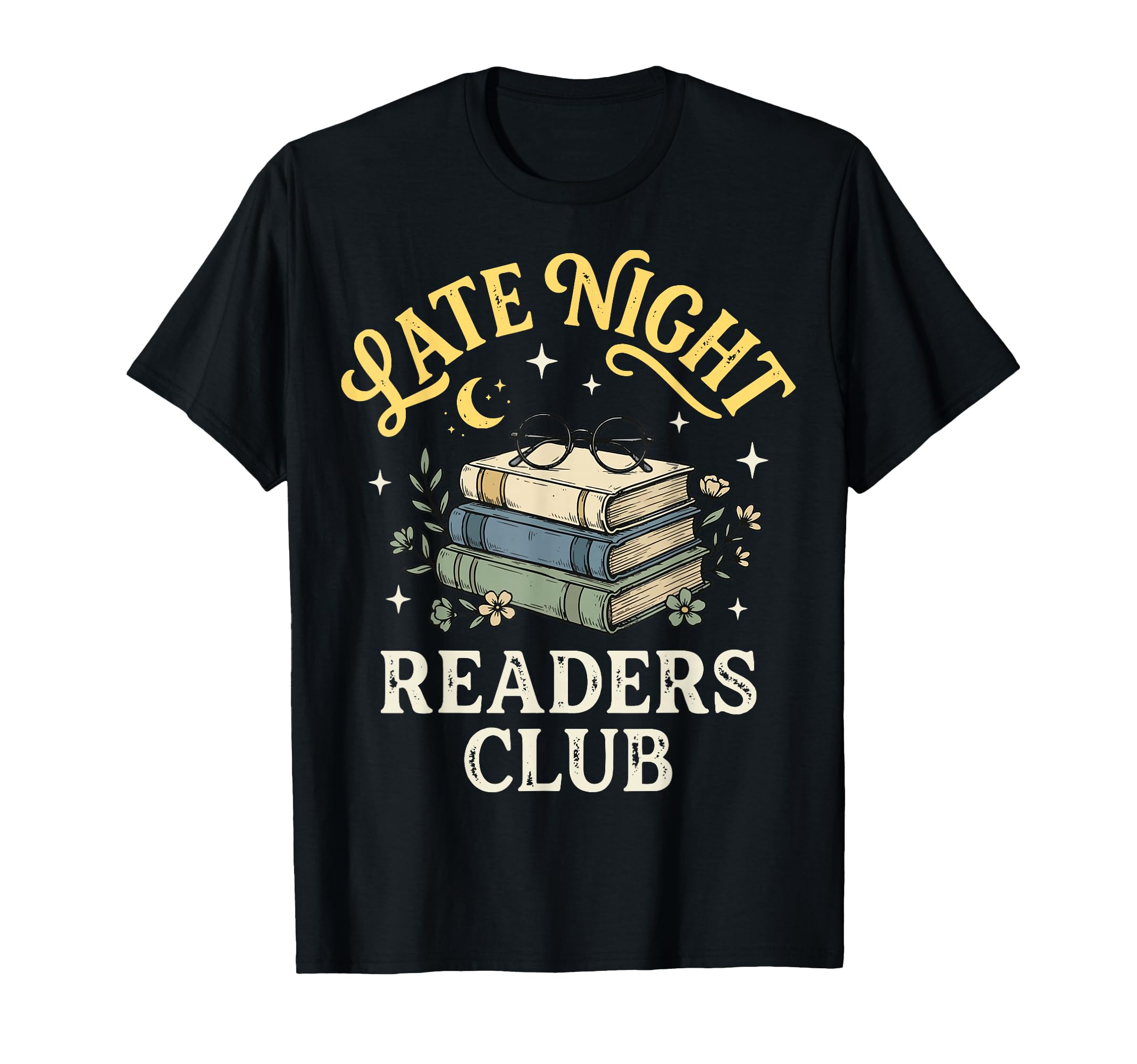 Night Reader Reading Bookworm T-Shirt - Custom Art Print Men Women - T-Shirt, Sweatshirt, Hoodie