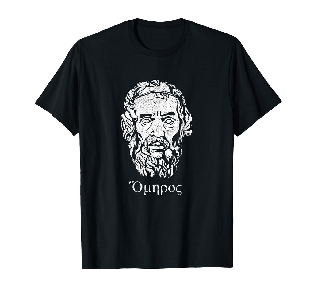 Homer Ancient Greece Classical T-Shirt - Minimalist Print for Adults - T-Shirt, Sweatshirt, Hoodie