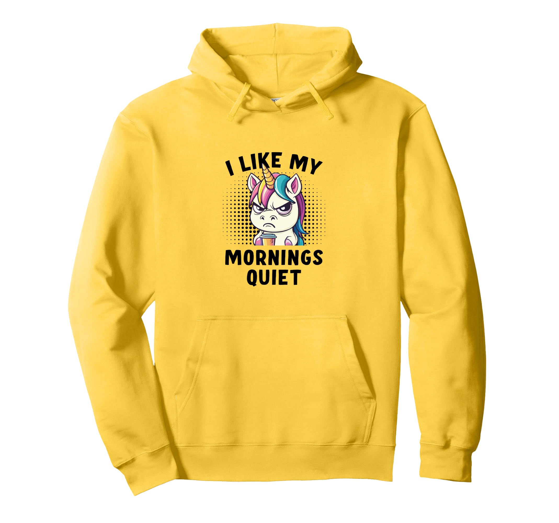 Coffee And Rainbows Keep Me Going Hoodie - Trendy Graphic for Adults - T-Shirt, Sweatshirt, Hoodie