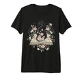 Dragon Open Book Floral Library Fantasy T-Shirt - Unique Graphic Men Women - T-Shirt, Sweatshirt, Hoodie
