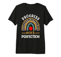 Progress Over Perfection School T-Shirt - Unique Graphic for Adults - T-Shirt, Sweatshirt, Hoodie
