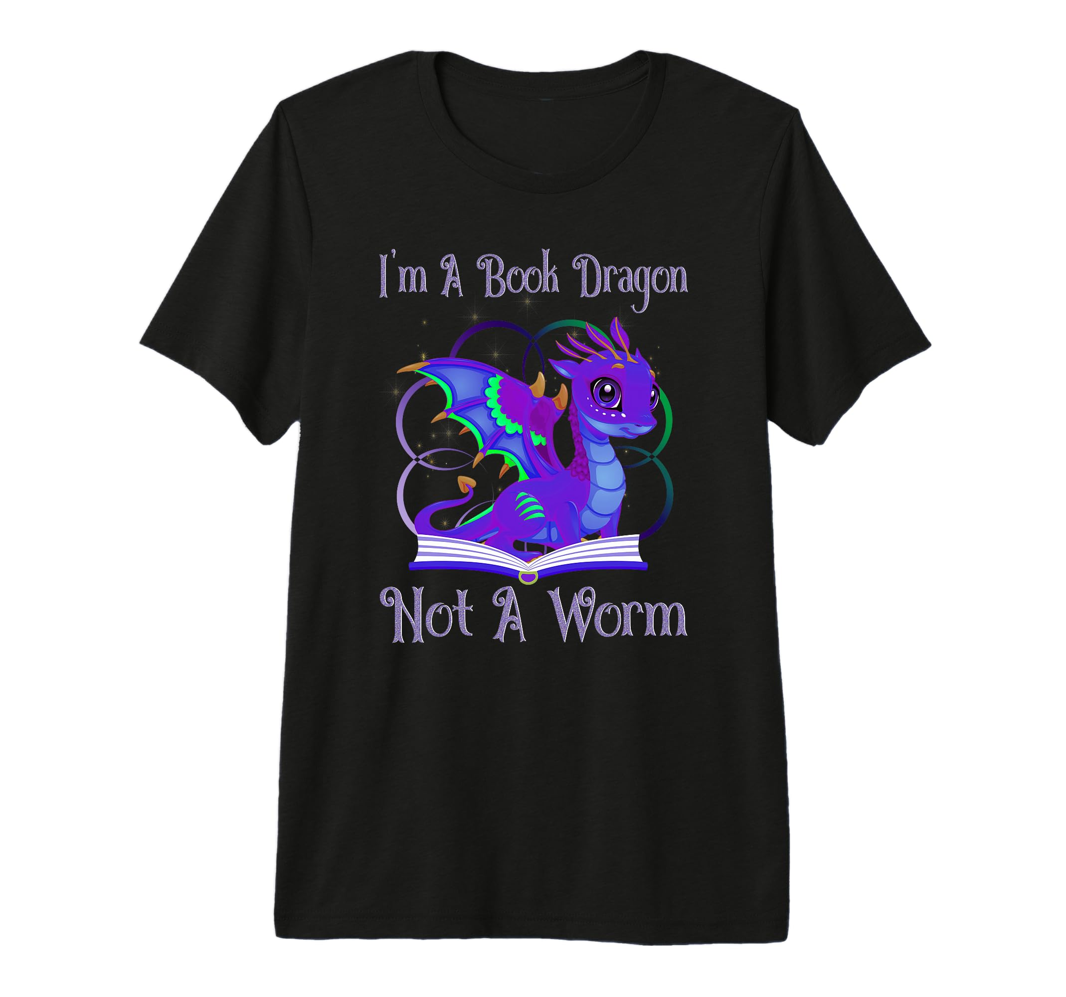 Im Book Dragon Not Worm Funny Dragon T-Shirt - Custom Art Print Men Women - T-Shirt, Sweatshirt, Hoodie