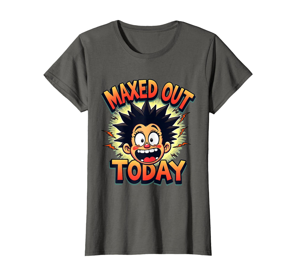 Maxed Out Today Overstimulated Relatable T-Shirt - Minimalist Print Unisex - T-Shirt, Sweatshirt, Hoodie