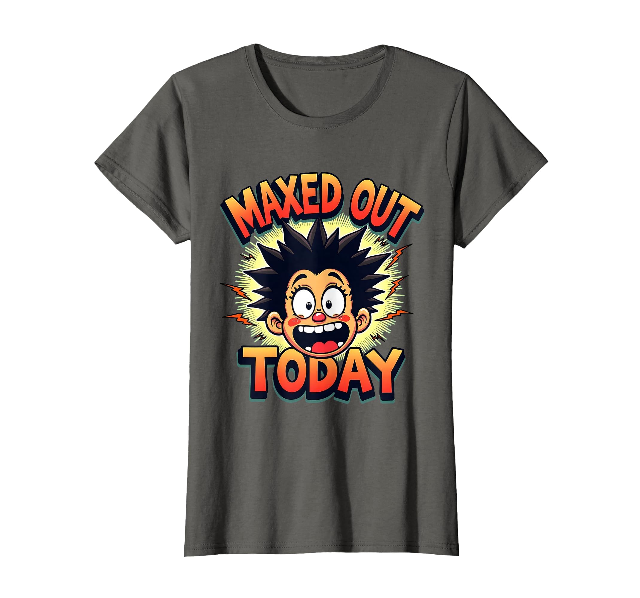 Maxed Out Today Overstimulated Relatable T-Shirt - Minimalist Print Unisex - T-Shirt, Sweatshirt, Hoodie