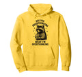 Funny Raccoon Coffee Overthinker Meme Hoodie - Custom Art Print Men Women - T-Shirt, Sweatshirt, Hoodie