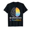 Neurodiversity Is Beautiful Autism Adhd T-Shirt - Novelty Apparel Unisex - T-Shirt, Sweatshirt, Hoodie