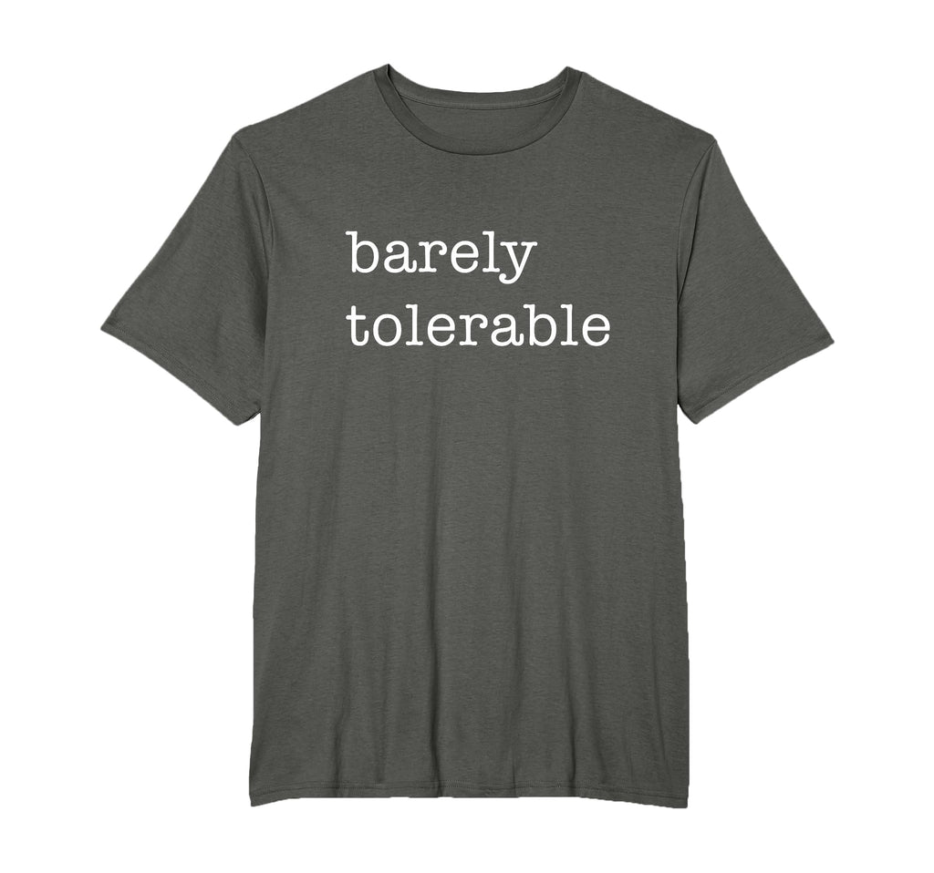 Austenfansunite Barely Tolerable T-Shirt - Minimalist Print Men Women - T-Shirt, Sweatshirt, Hoodie