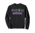 Wildflower Floral Birdie First Name Sweatshirt - Custom Art Print Unisex - T-Shirt, Sweatshirt, Hoodie