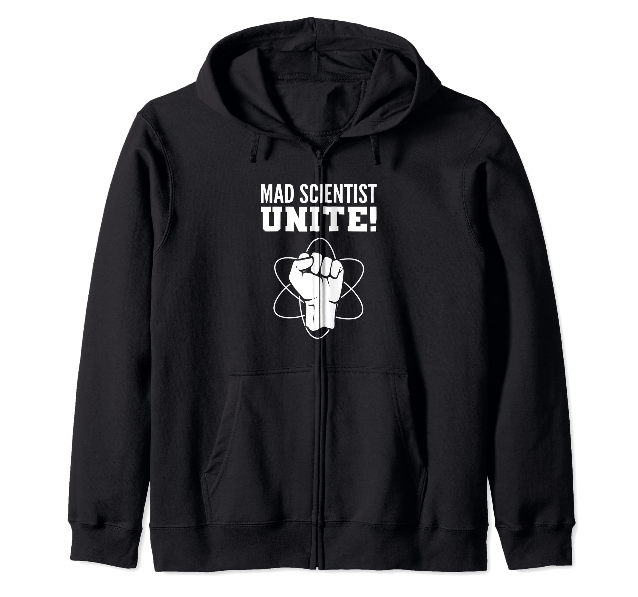 Mad Scientist Unite Books Computer Sweatshirt - Minimalist Print Men Women - T-Shirt, Sweatshirt, Hoodie