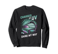 Tanning Bed Charged Uv Beauty Buffs Sun Sweatshirt - Unique Graphic Unisex - T-Shirt, Sweatshirt, Hoodie