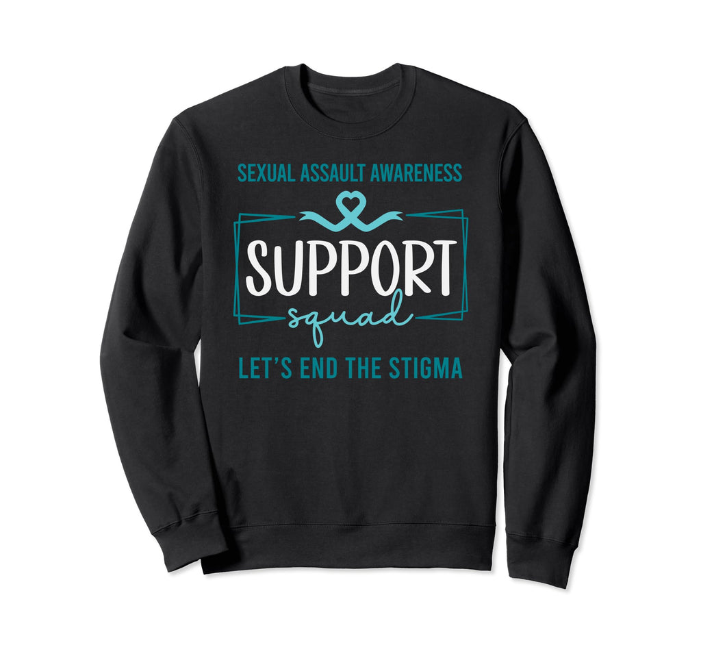 Sexual Assault Awareness Support Sweatshirt - Custom Art Print for Adults - T-Shirt, Sweatshirt, Hoodie