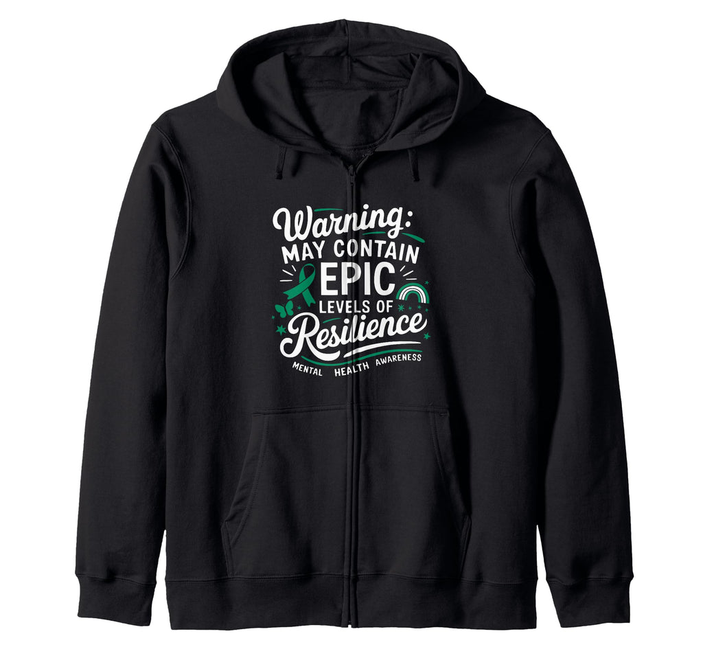 Mental Health Awareness Month Green T-Shirt - Unique Graphic for Adults - T-Shirt, Sweatshirt, Hoodie