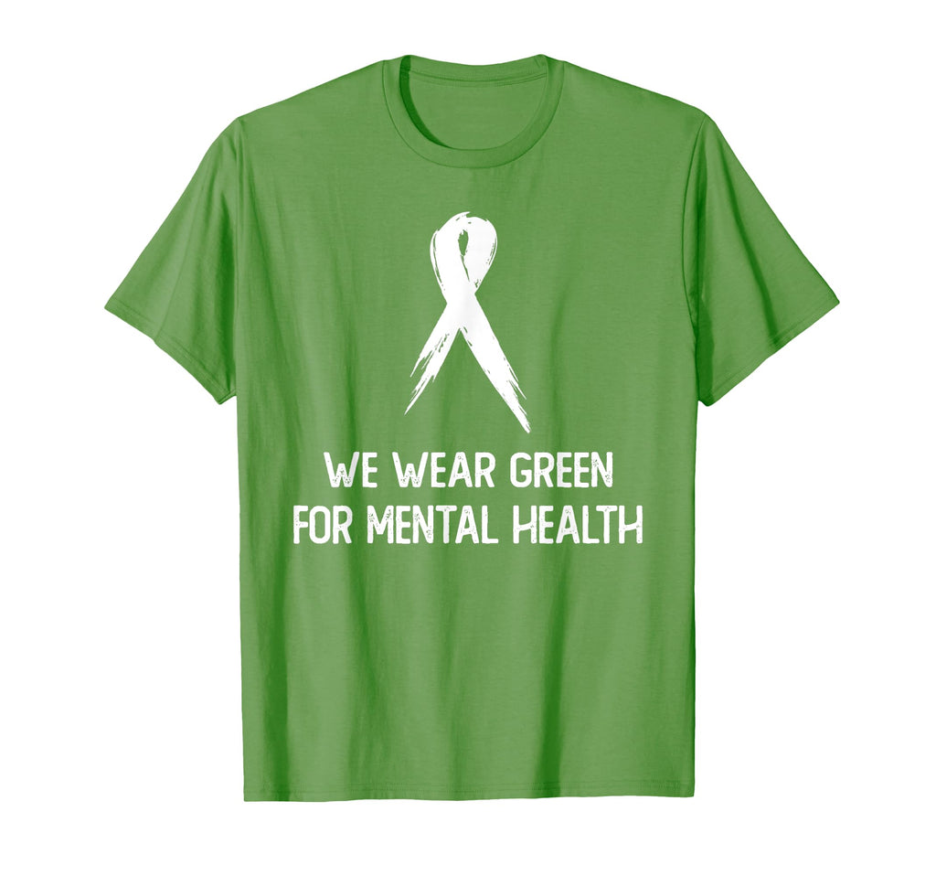 World Mental Health Day We Wear Green T-Shirt - Graphic Print Unisex - T-Shirt, Sweatshirt, Hoodie