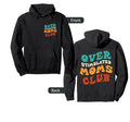 Overstimulated Moms Club Funny Groovy Hoodie - Novelty Apparel for Adults - T-Shirt, Sweatshirt, Hoodie