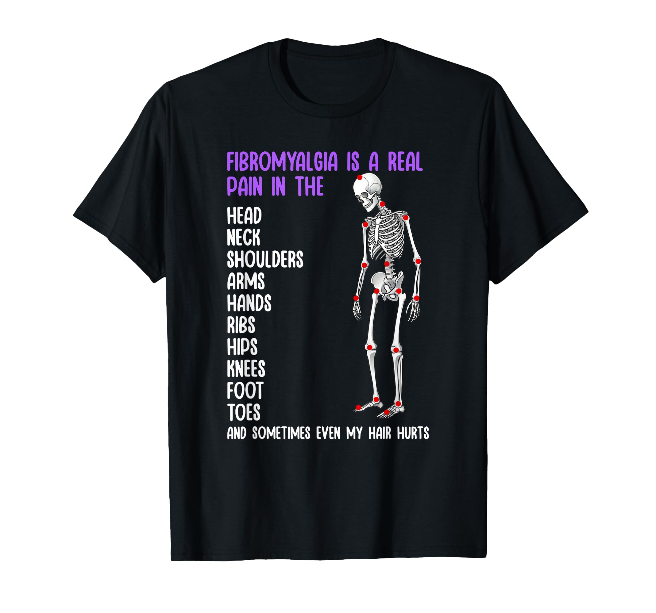 Fibromyalgia Awareness Warrior Chronic T-Shirt - Trendy Graphic Men Women - T-Shirt, Sweatshirt, Hoodie