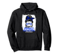 Messy Bun Support Awareness Squad I Hoodie - Unique Graphic Men Women - T-Shirt, Sweatshirt, Hoodie
