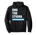 Fight Addiction Not Addicts End Hoodie - Fun Novelty Design Men Women - T-Shirt, Sweatshirt, Hoodie