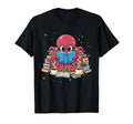 Octopus Reading Book Drink Coffee T-Shirt - Custom Art Print for Adults - T-Shirt, Sweatshirt, Hoodie