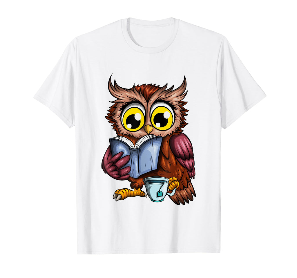 Owls Book Newspaper Crime Novel Hot T-Shirt - Novelty Apparel for Adults - T-Shirt, Sweatshirt, Hoodie