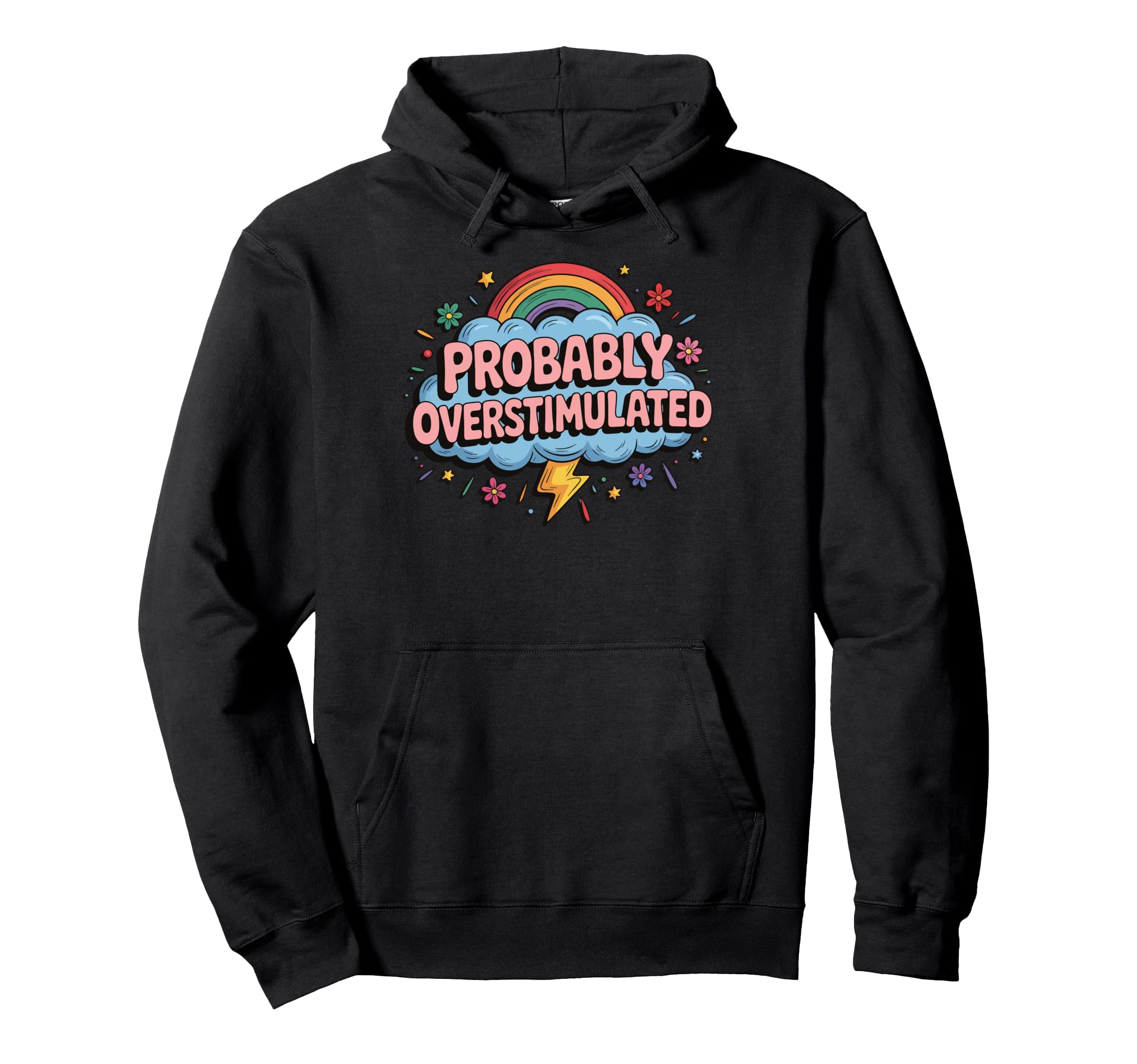 Anxiety Introvert Mental Health Hoodie - Minimalist Print for Adults - T-Shirt, Sweatshirt, Hoodie
