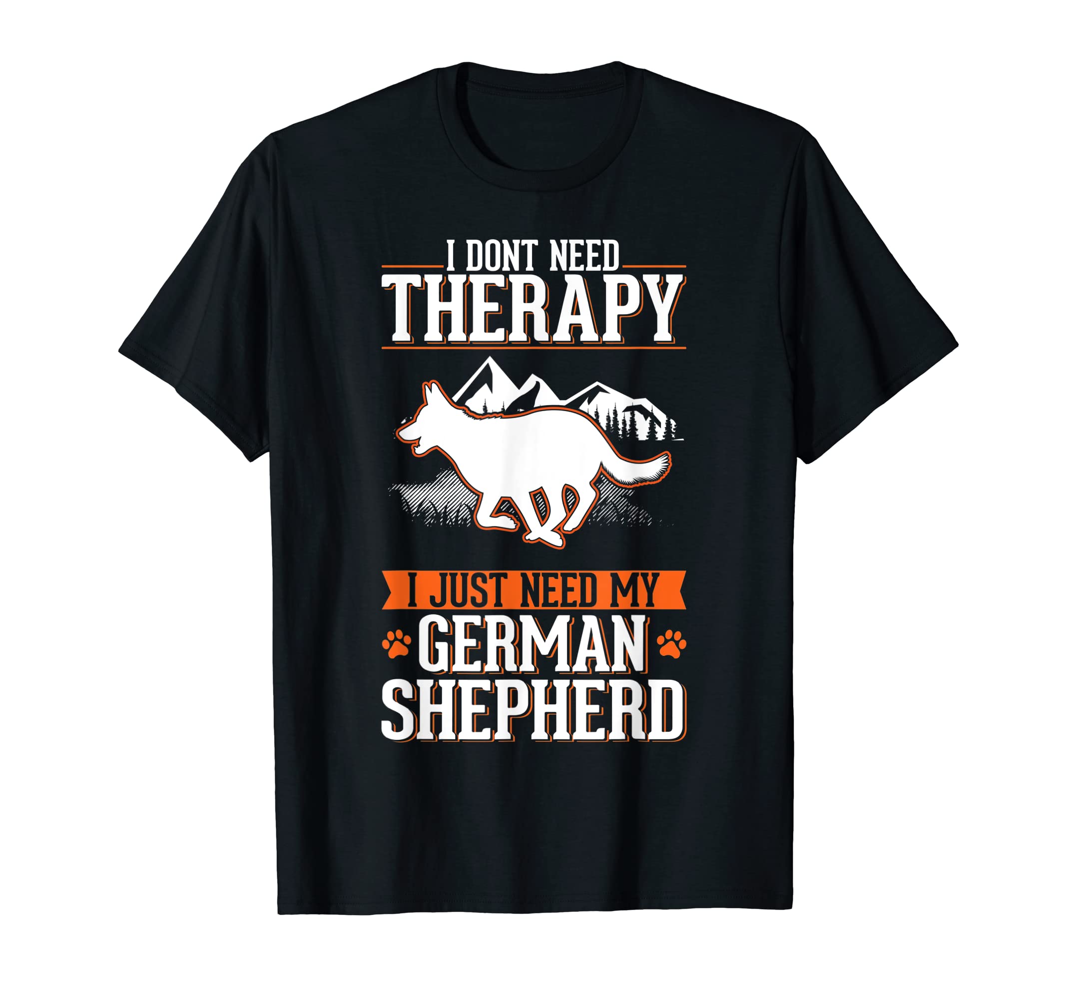 German Shepherd Dog Therapy T-Shirt - Minimalist Print Unisex - T-Shirt, Sweatshirt, Hoodie