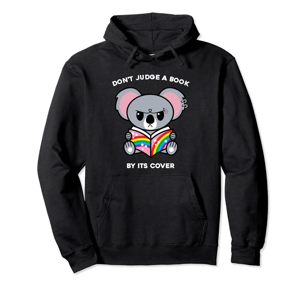 Dont Judge Book Its Cover Reading Nerd Hoodie - Graphic Print Men Women - T-Shirt, Sweatshirt, Hoodie