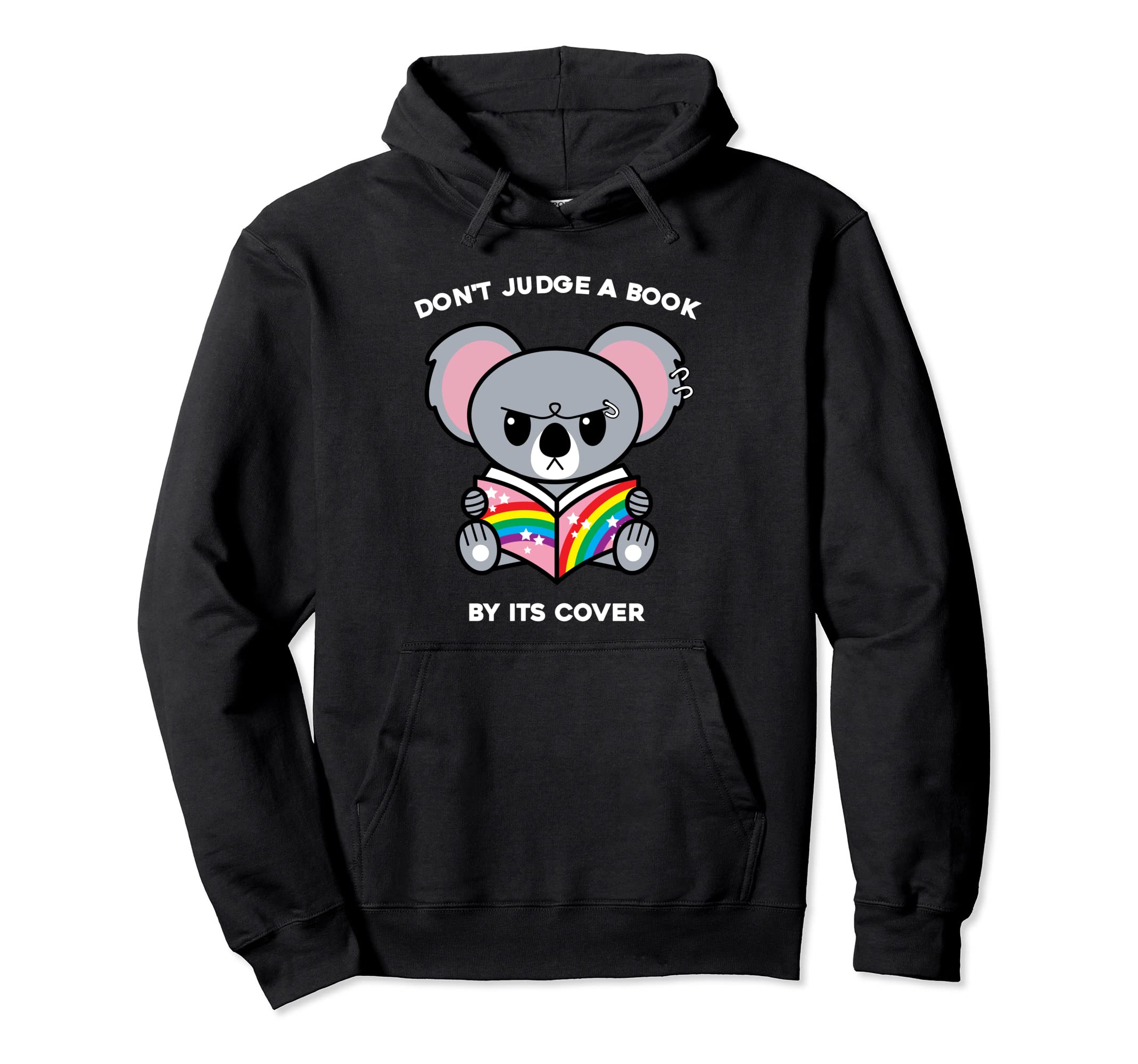 Dont Judge Book Its Cover Reading Nerd Hoodie - Graphic Print Men Women - T-Shirt, Sweatshirt, Hoodie