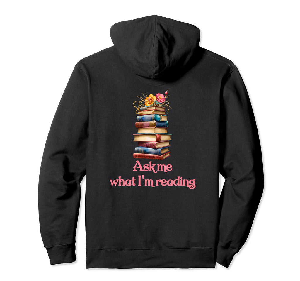 Book Worm Book Stack Reading Addict Hoodie - Unique Graphic for Adults - T-Shirt, Sweatshirt, Hoodie
