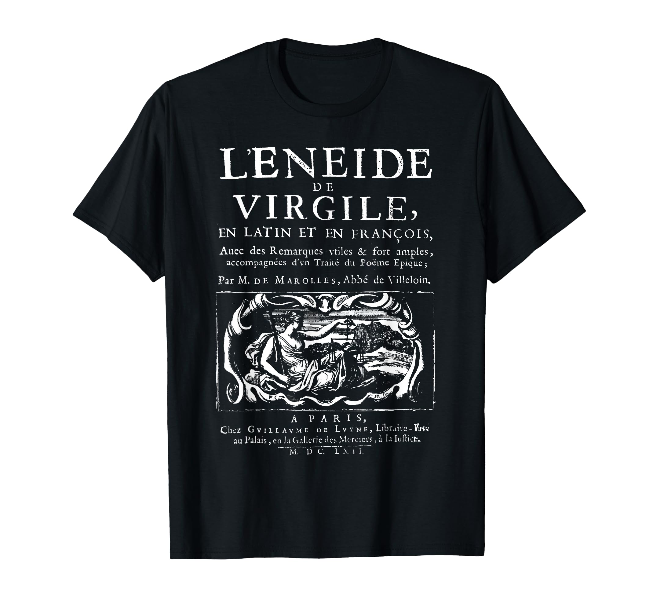 Aeneid Virgil Roman Latin Greek T-Shirt - Minimalist Print for Adults - T-Shirt, Sweatshirt, Hoodie