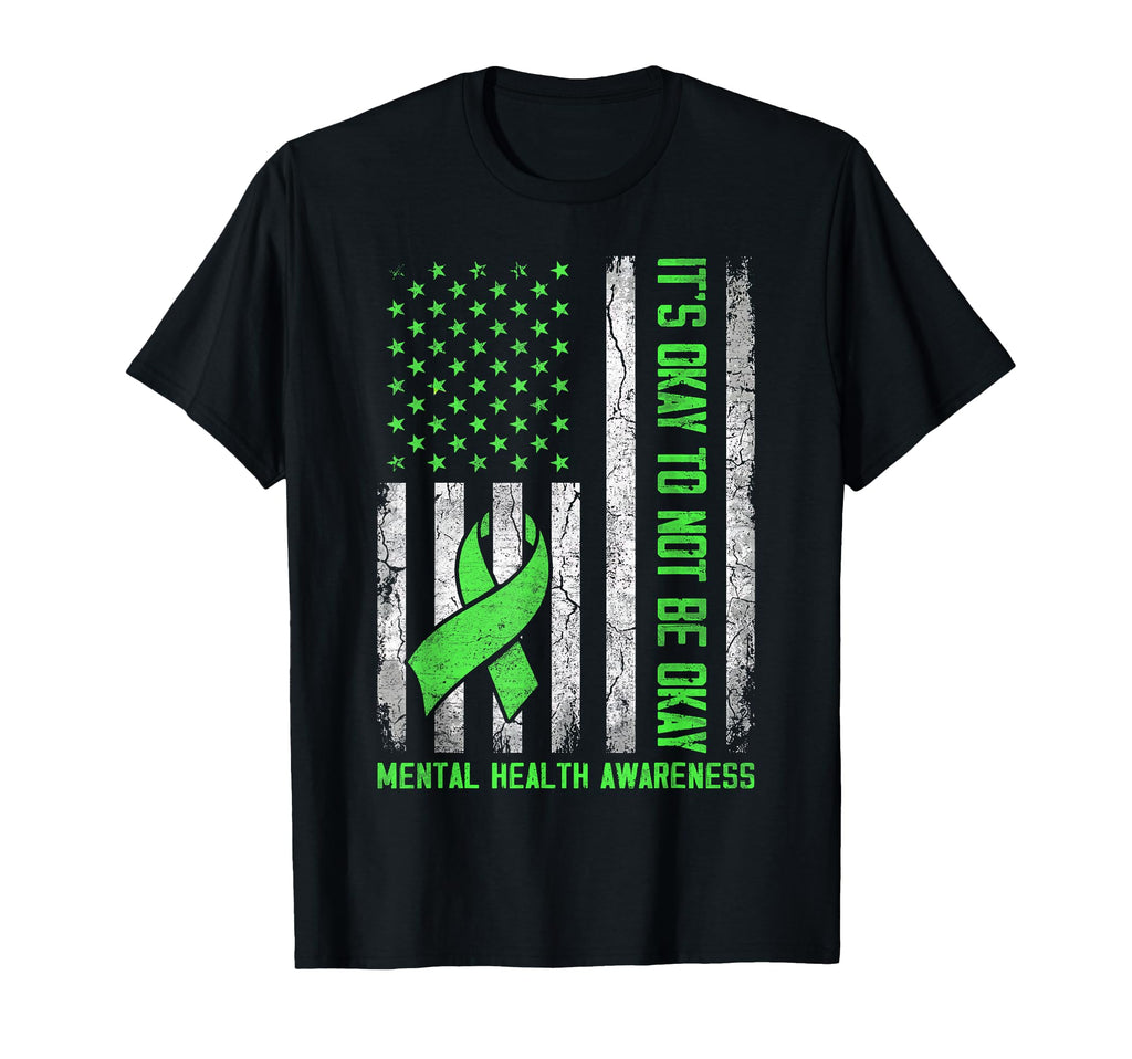 Its Okay To Not Be Okay Mental T-Shirt - Custom Art Print for Adults - T-Shirt, Sweatshirt, Hoodie
